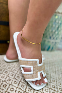 Raffia Beauty Sandals