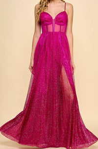 Ombre Glitter Dress