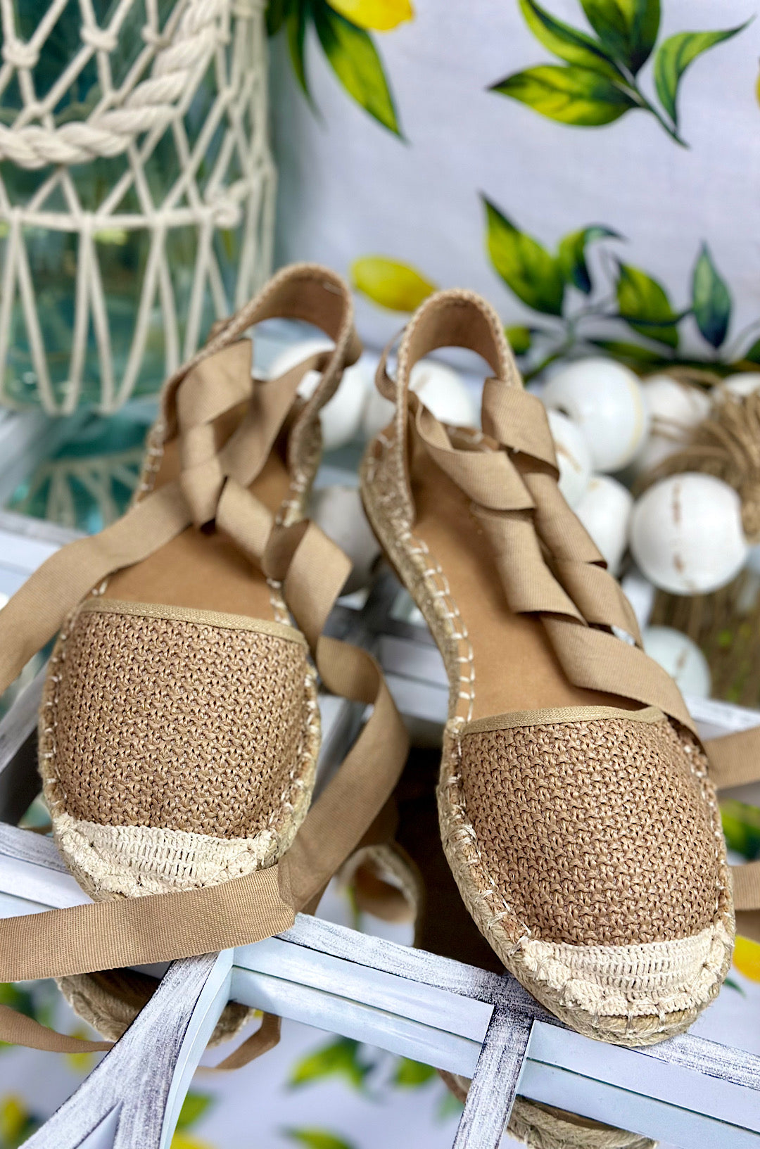 Lace Up Espadrille