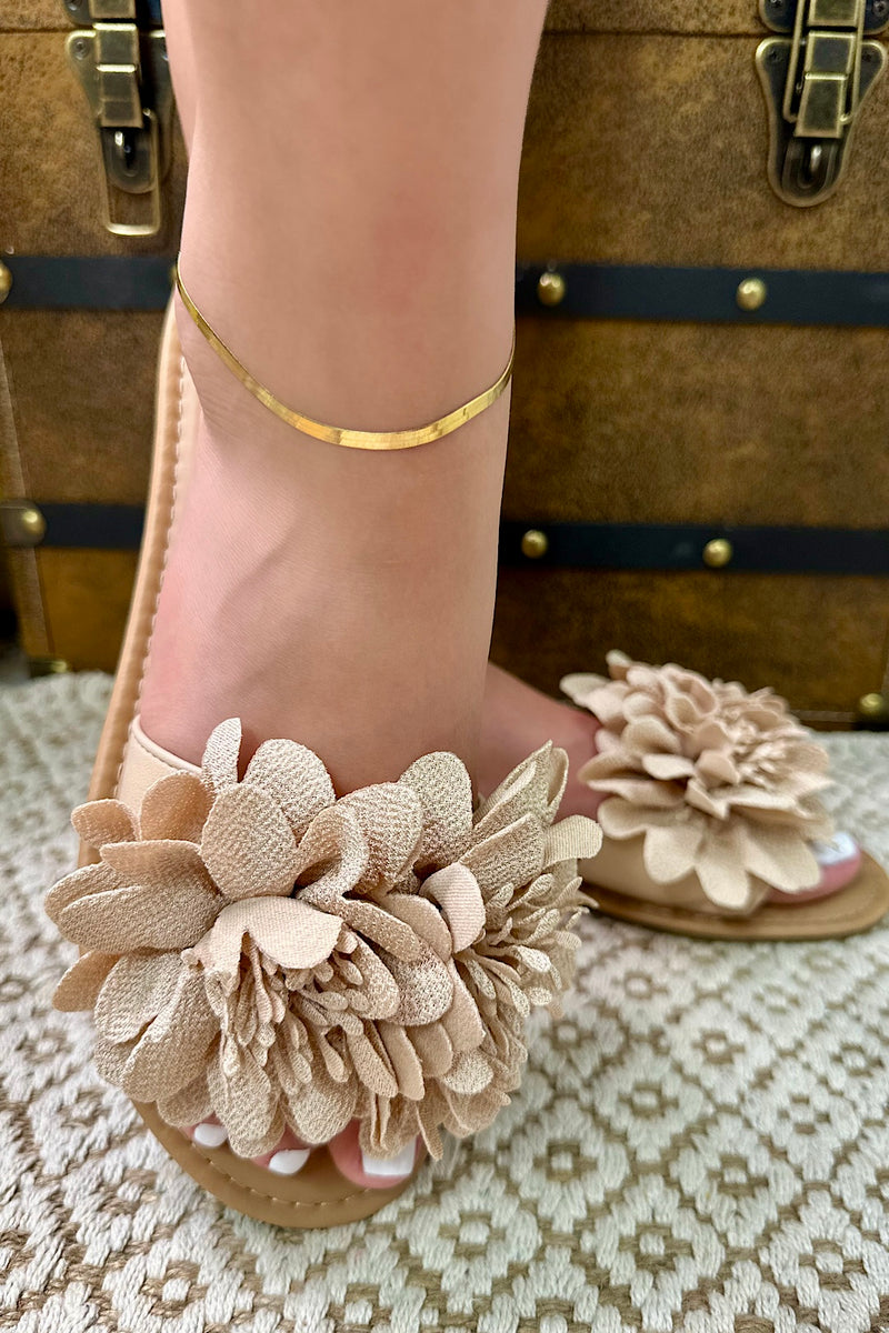 Annie Slip On Flower Sandals