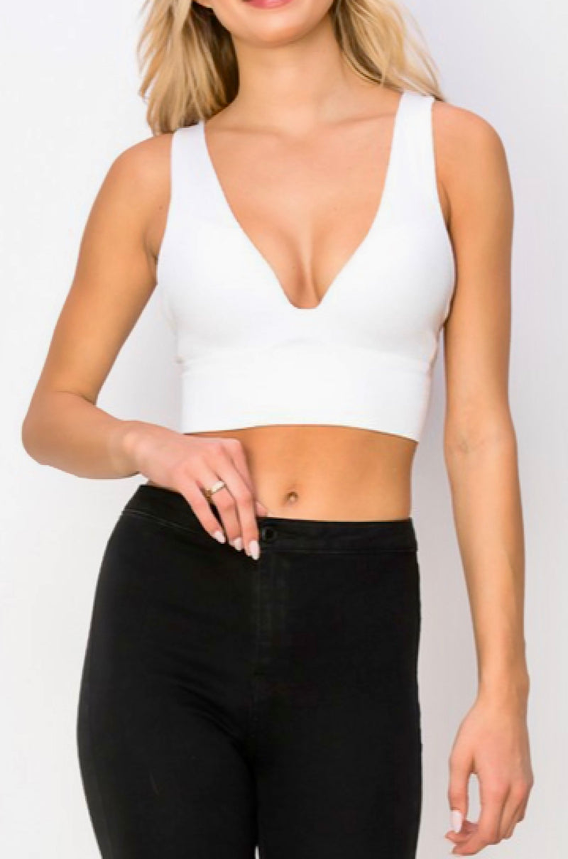 The Essential V-neck Cami Bra