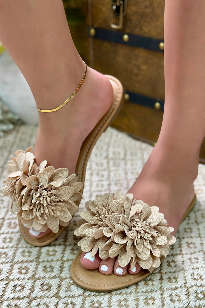 Annie Slip On Flower Sandals