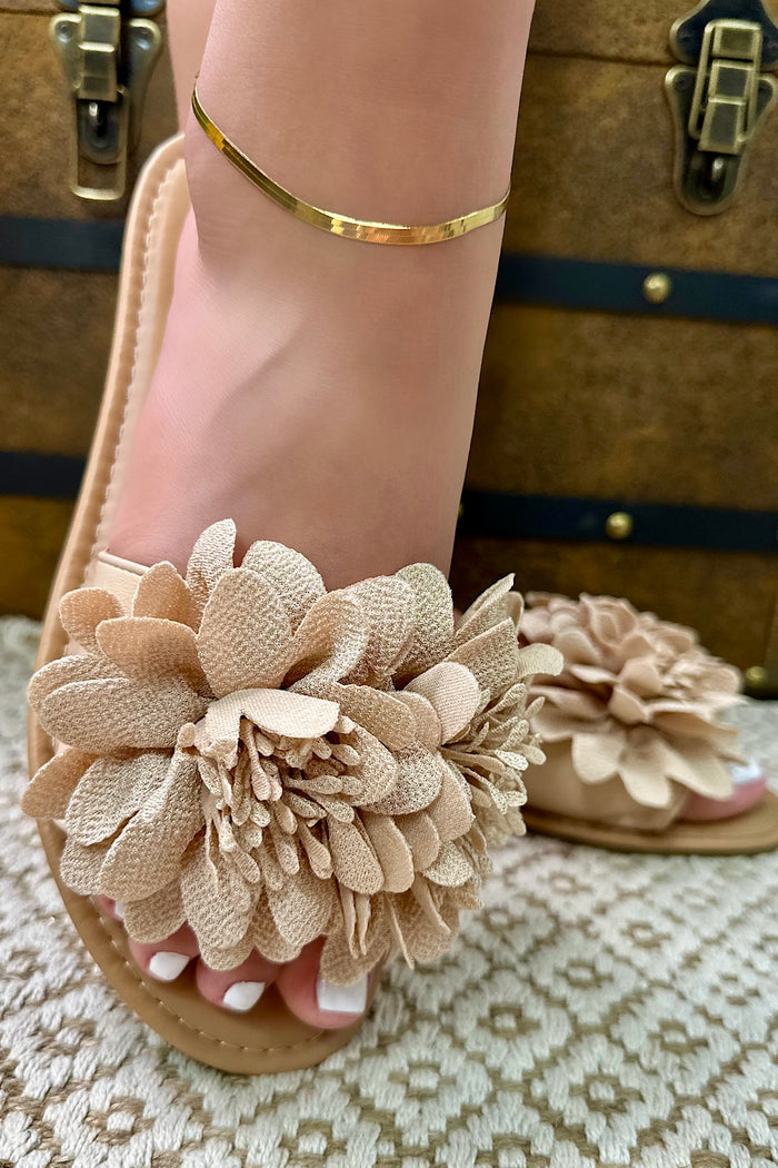 Annie Slip On Flower Sandals