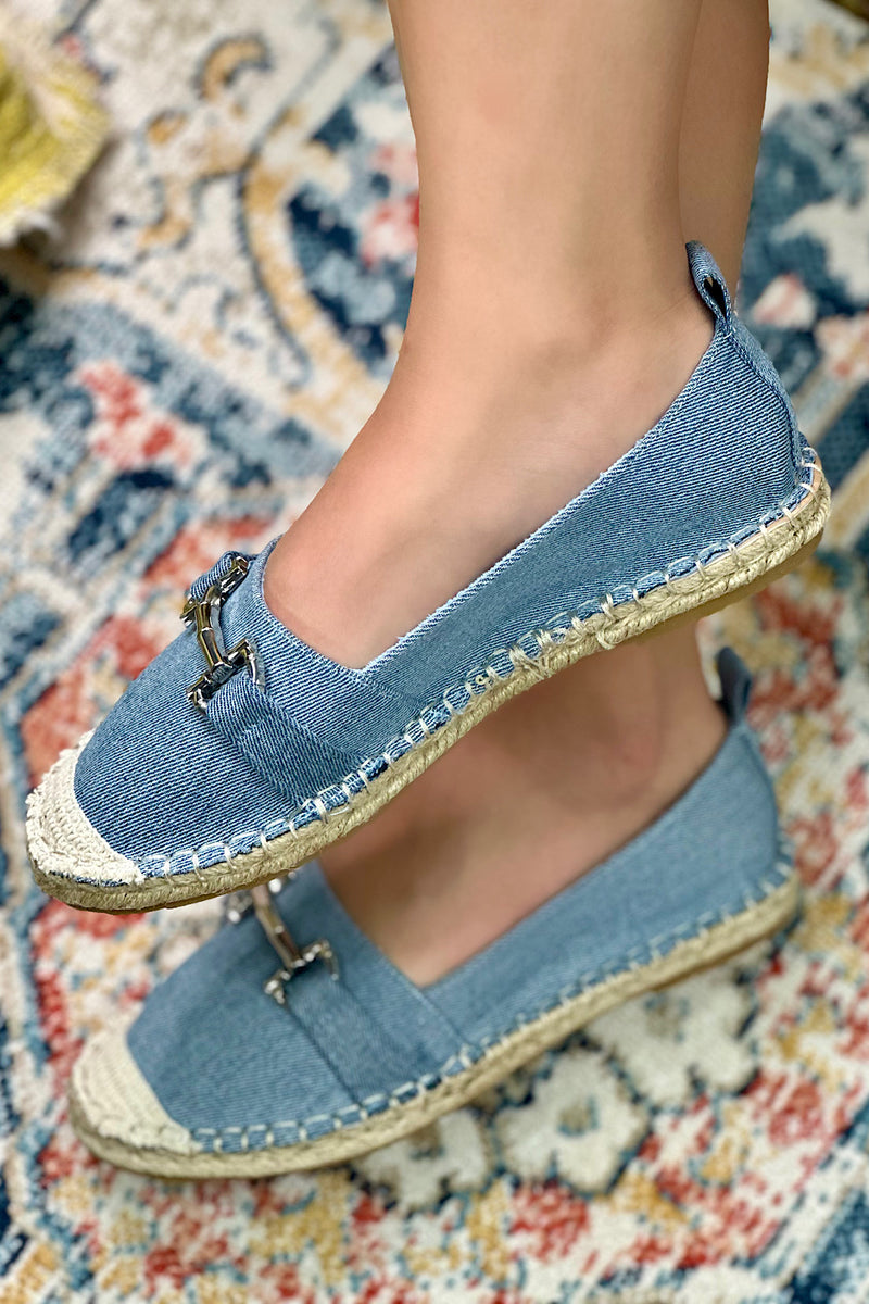 Chic Denim Espadrille