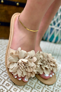 Annie Slip On Flower Sandals