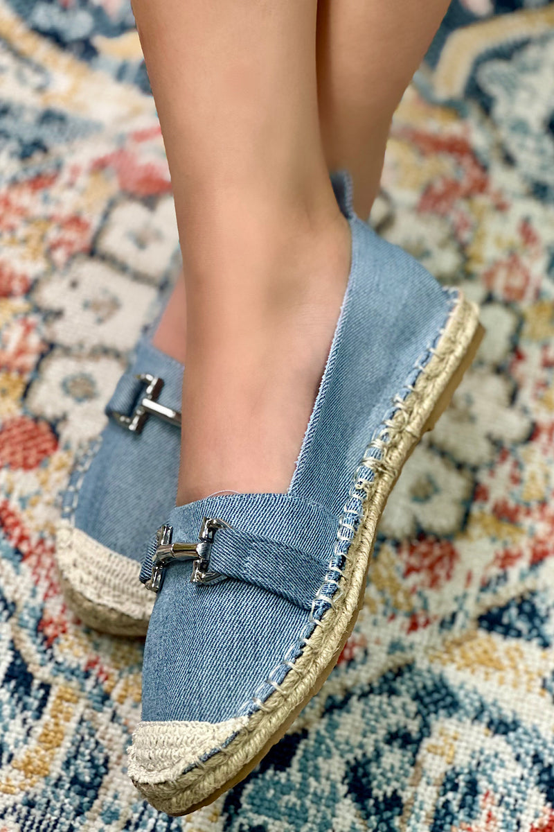 Chic Denim Espadrille