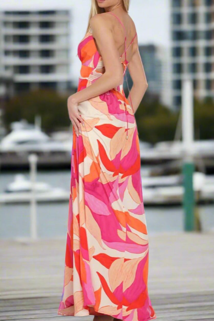 Colorful Gateway Maxi Dress