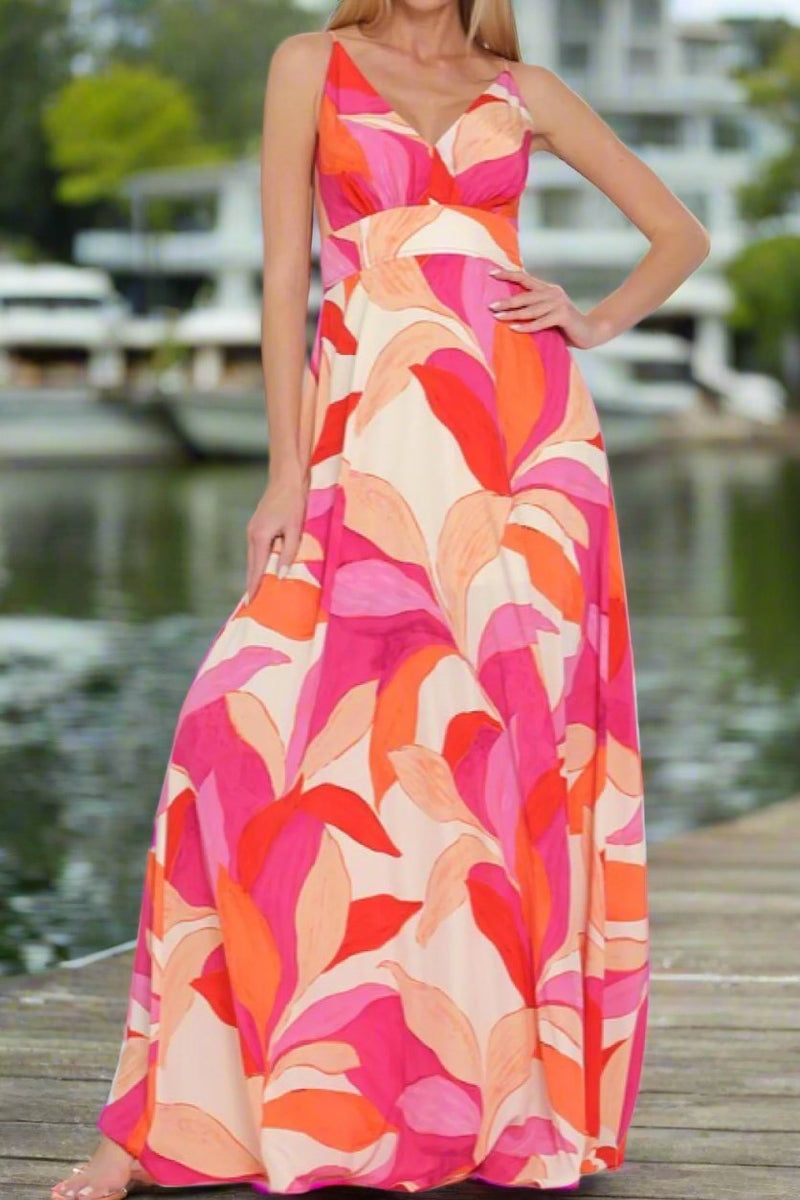 Colorful Gateway Maxi Dress