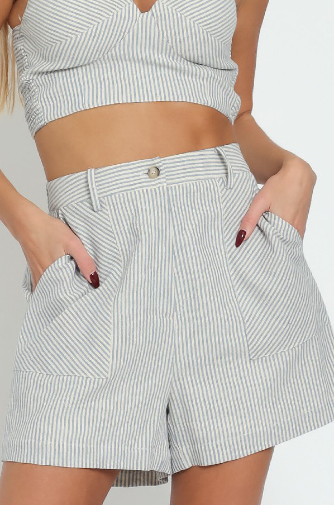 Mykonos High-Waisted Shorts