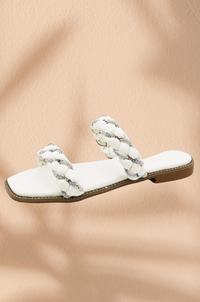 Sparkling Double Band Sandals