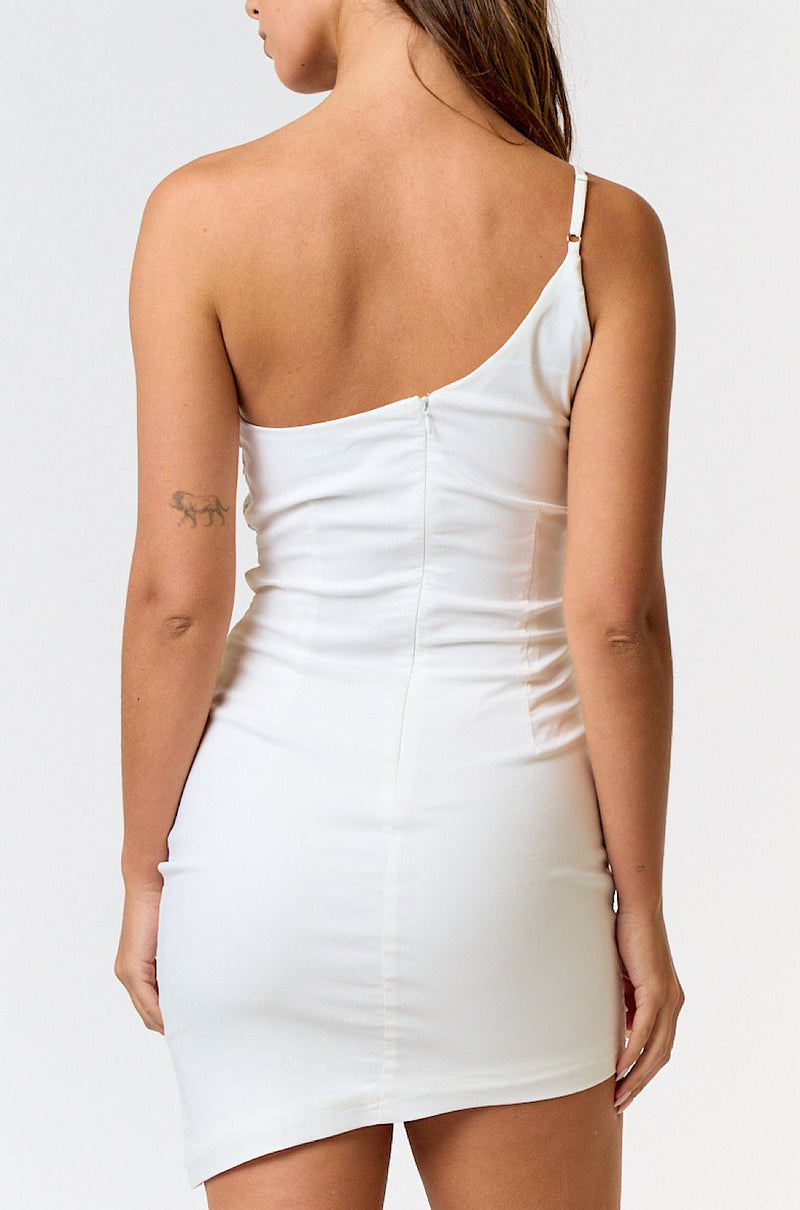 One Shoulder Cut-Out Dress