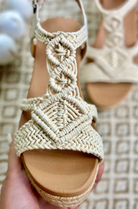 Aisha Crochet Espadrille Platform Wedge