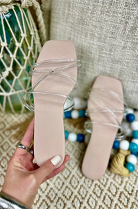 Tina Clear Straps Slip On Sandals