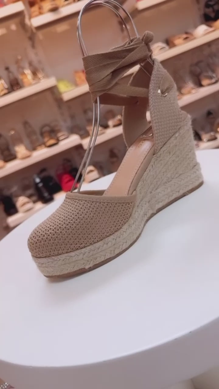 Island Escape Espadrille Platform Wedge