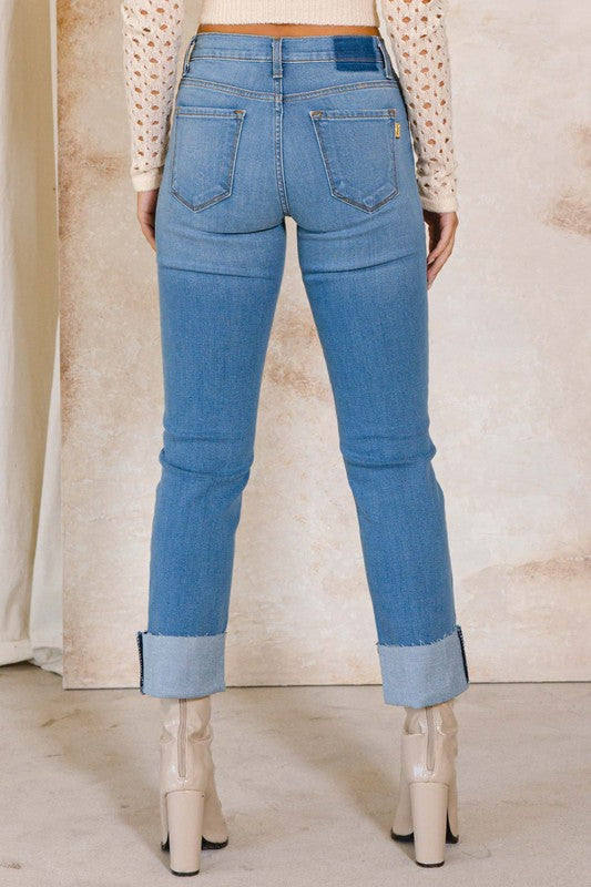 Mide Rise Jeans