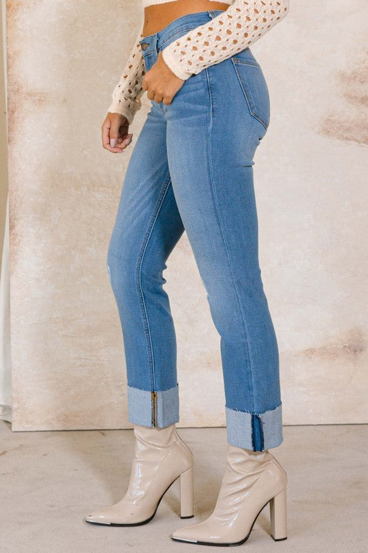 Mide Rise Jeans