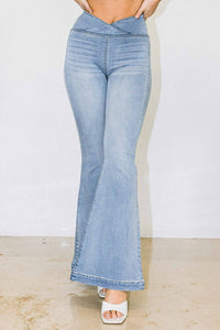 V Shape Waist Jeans